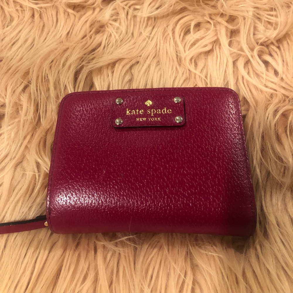 Kate Spade burgundy wallet